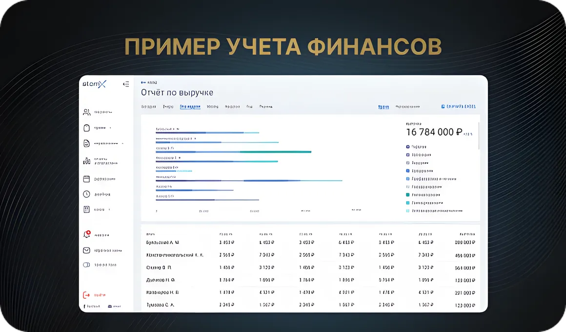Пример учета финансов