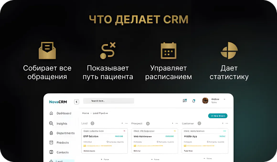Как работает CRM в клинике
