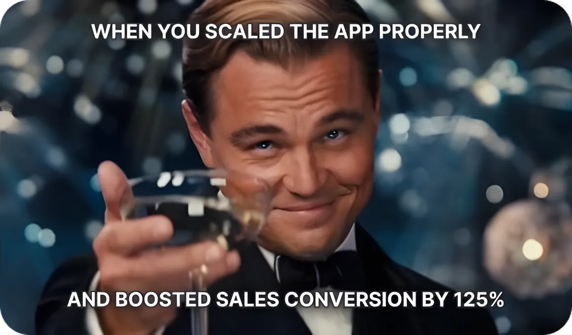 A Case from Our Practice: How Scaling Increased Conversion by 125%