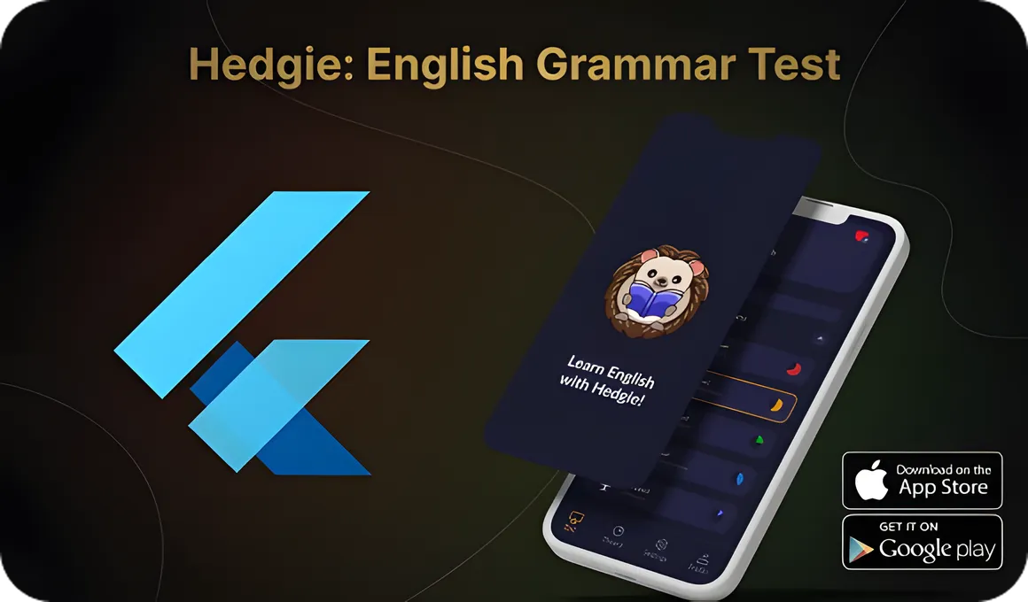 Hedgie: English Grammar Test – пример успешного образовательного приложения на Flutter