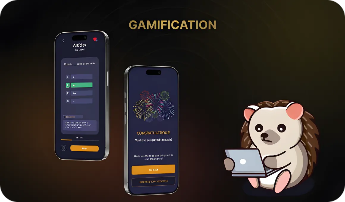 Gamification elements in learning
